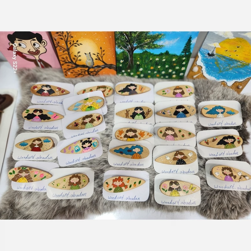 گیرسرچوب دستساز فانتزی طرح دخترا