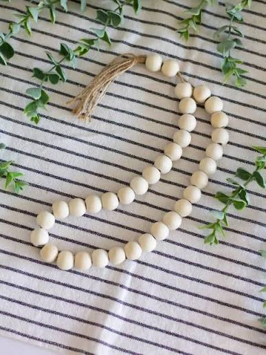 تسبیح چوبی مهره چوبی دکوراتیو ️ گالری صنایع دستی کرشمه
