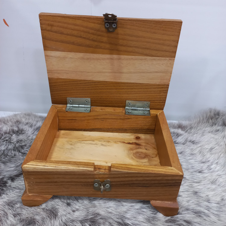 جعبه اکسسوری چوبی معرق قفل دار | کرشمه گالری