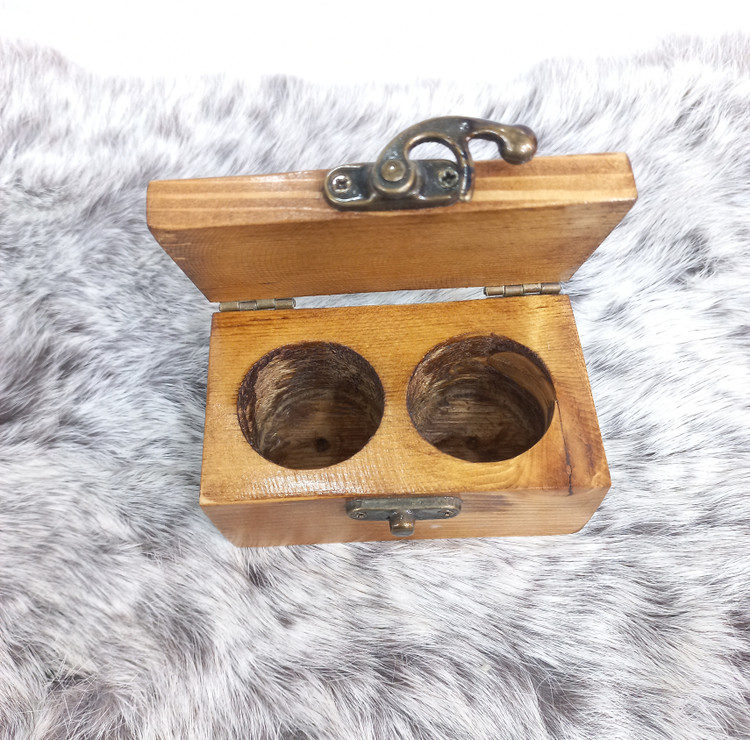 جعبه چوبی ست جا انگشتری دوتایی💍💍😍