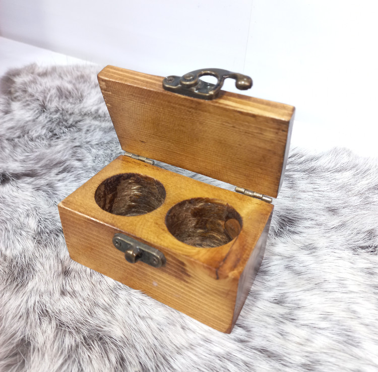 جعبه چوبی ست جا انگشتری دوتایی💍💍😍